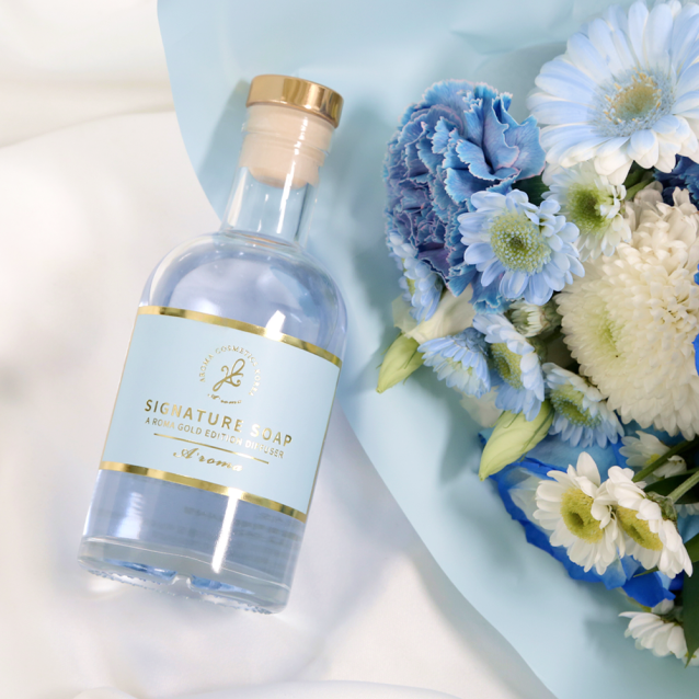 플로마 디퓨저 시그니처솝 생화 꽃다발 세트