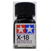 타미야 에나멜 X-18 블랙(반광)