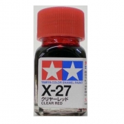 타미야 에나멜 X-27 클리어레드(반투명)