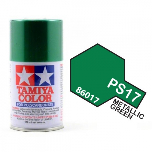 타미야 폴리카보네이트 스프레이 PS-17 메탈릭그린