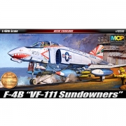 아카데미 ACA12232 1/48 F-4B 팬텀 VF-111 썬다우너스 다색사출