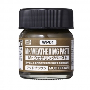 미스터하비 군제 WP01 Mr.웨더링 페이스트 - 머드 브라운