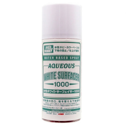 미스터하비 군제 캔 스프레이 수성 서페이서1000화이트[B612]
