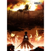 진격의 거인 푹신푹신 무릎 담요 키비주얼1