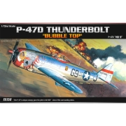 아카데미 ACA12491 1/72P-47D썬더볼트버블탑ACA2174