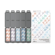 DSPIAE DSP-S01 재사용 가능 자체 접착 사포 세트01 (100pcs/각20개입)
