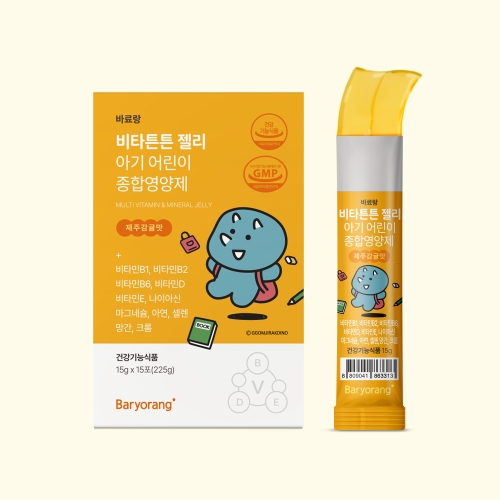 비타튼튼 젤리 어린이 멀티비타민&미네랄 1개 (15포)