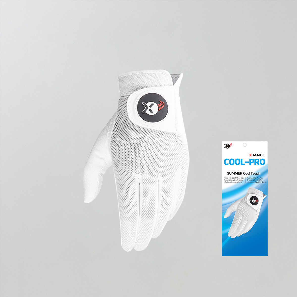 XTANCE COOL-PRO 여름용 쿨 메쉬 골프장갑 / 남성용 / 왼손