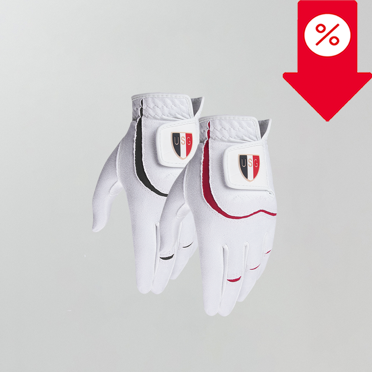 USG 연습용 합피 골프장갑 / 여성용 / 왼손