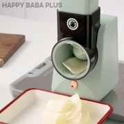 리빙톤 돌돌이 전동채칼 3종 칼날 교체형 손쉬운 작동방식