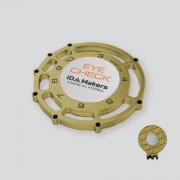 아이체크 이니셜 볼마커제작 퍼팅 거리측정 기능 골프선물(각인가능)