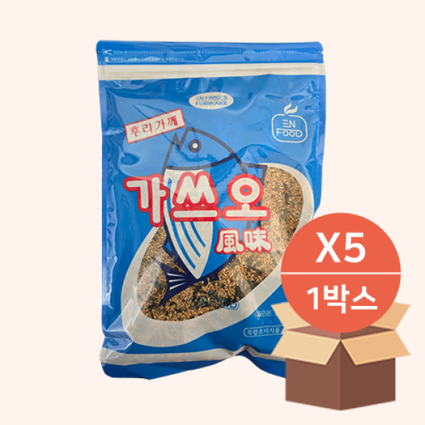 [이엔푸드_상온] 후리가케 (500gX5ea) / 밥 메뉴 혁신! 덮밥 토핑 감칠맛 1초 완성