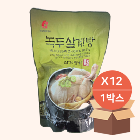 [마니커_냉장] 녹두삼계탕 (900gX12_box) / 고수익 보양식! 녹두 웰빙 메뉴 간편 특선