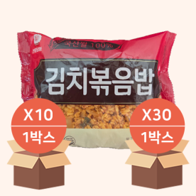 [천일_냉동] 김치볶음밥 (300gX10ea, 30ea_box) / 꾸준한 매출! 국민 메뉴 사이드 기본템