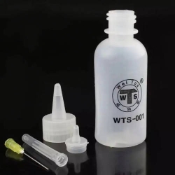 WTS-001 50ml 정밀 디스펜서 병 / 납땜 플럭스 알코올 바늘 공병 PCB 휴대폰 수리용