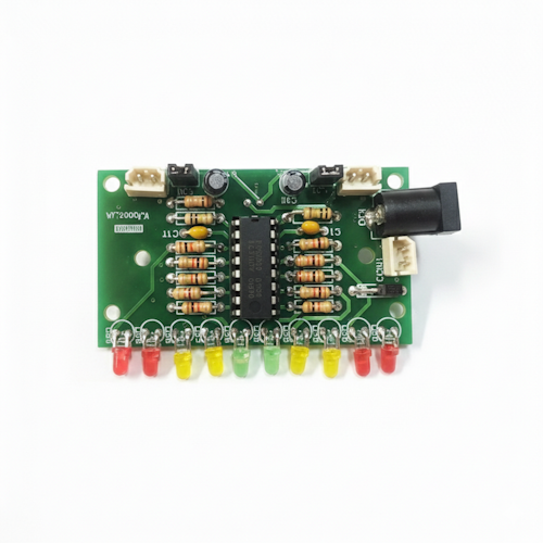 [반제품] KA3201_A, 10 LED 스테레오 VU 메타(TA7666P 이용)