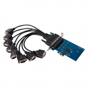 시스템베이스 Multi-8C/PCIe RS232 (8가닥 케이블 포함) / 시리얼통신, PCI Express, RS232