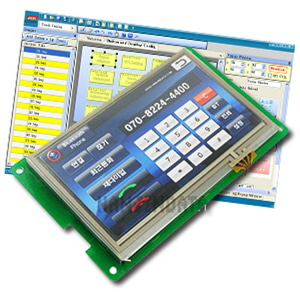 4.3인치 RS232C 시리얼 제어 TFT LCD 모듈 (P3309)