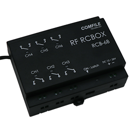 CRFM RF RCBOX RCB-6A 산업용 무선 리모컨 원격제어 콘트롤 박스 6채널 AC전원 당일발송