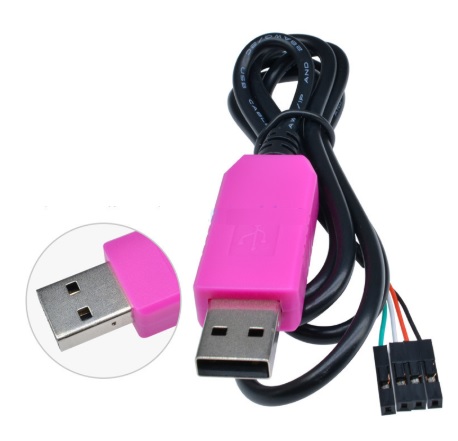 USB To TTL(시리얼) 신호 컨버터 (4핀) , PN-USBTTL-CP
