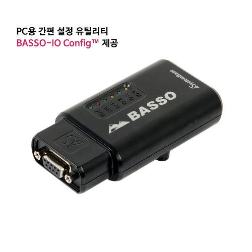 BASSO-1040DT/DIO, Digital I/O 4포트 to Serial (RS232/RS422/RS485) Modbus Serial 지원