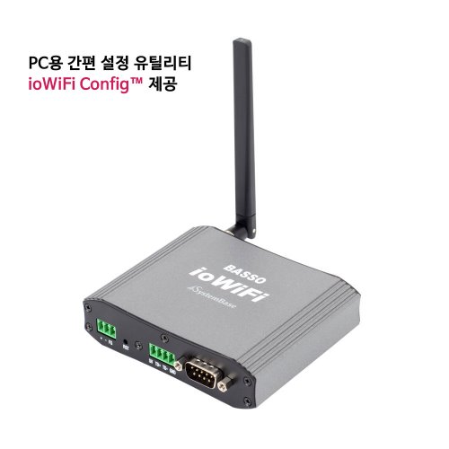 BASSO-1070TW/ioWiFi,  I/O(DIO, AI) to WiFi / 릴레이(RO),저항온도계(RTD) 컨버터, ModBus 지원