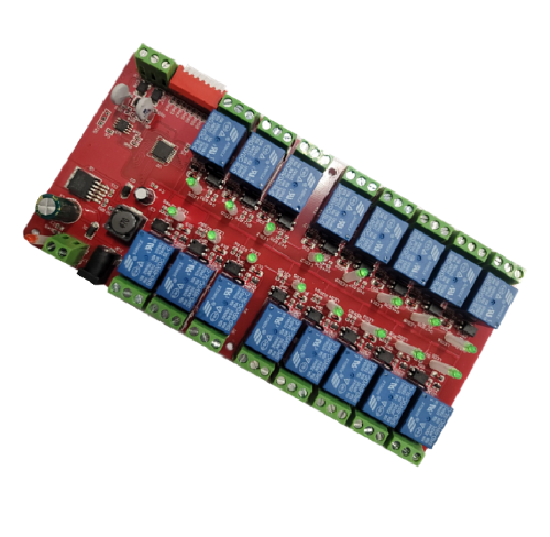 RS485 시리얼 릴레이 16채널 JK-MR-16