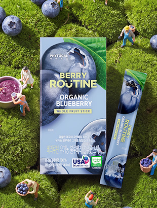 [베리루틴] 유기농 블루베리 홀푸룻 스틱