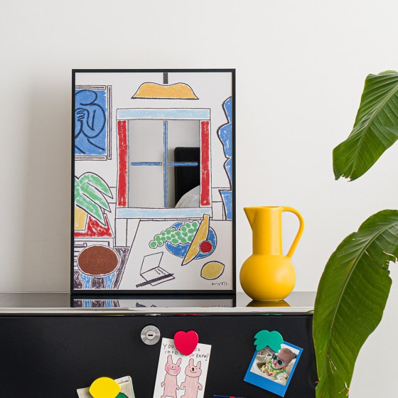 [오투홈X키미] Sweet Home Poster Mirror 포스터 거울