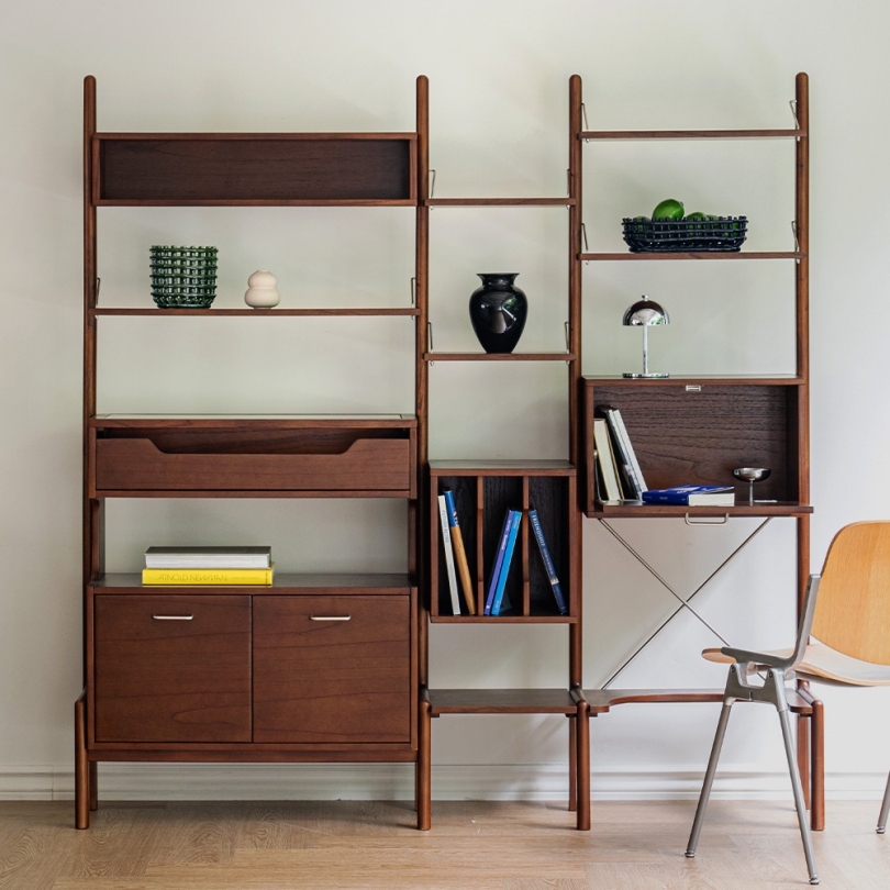 🎄12% OFF✨HOLIDAY✨하우스스틸 브라운 월 캐비닛