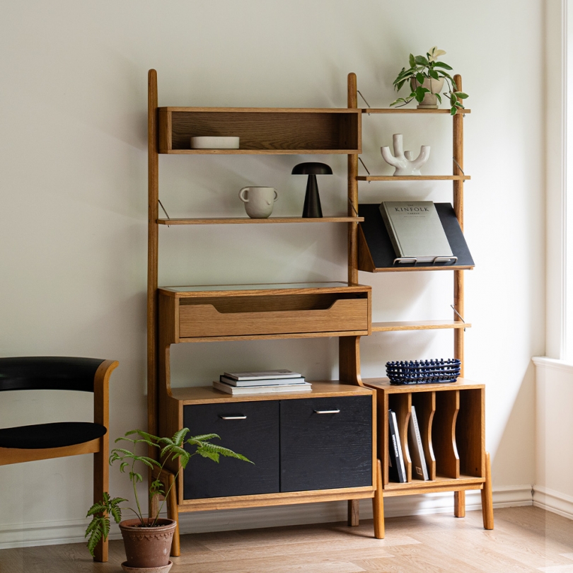 🎄12% OFF✨HOLIDAY✨하우스스틸 투톤 월 캐비닛