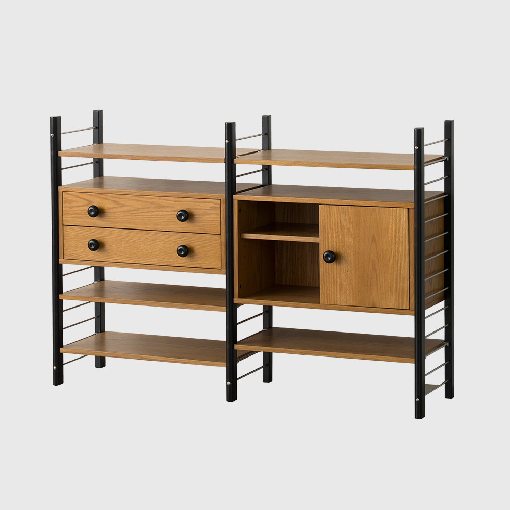 어반 스틸 로우 월 캐비닛