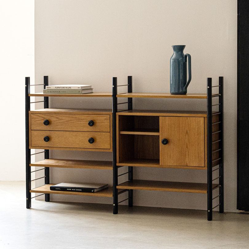 어반 스틸 로우 월 캐비닛