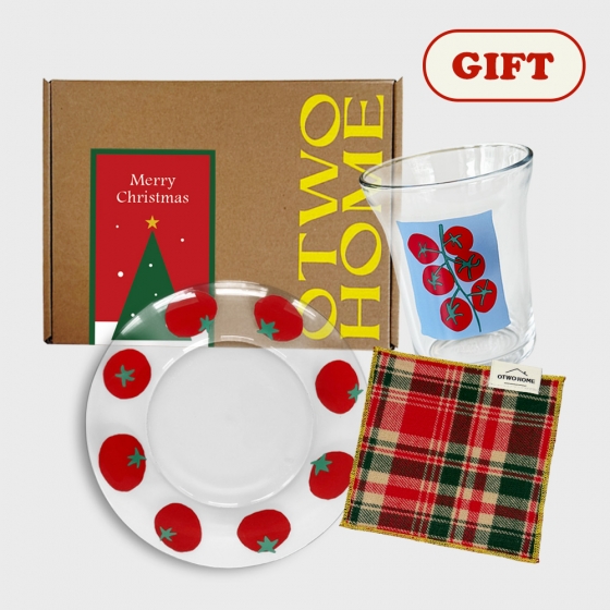🎄12% OFF✨HOLIDAY✨★크리스마스 에디션★토마토 듀오 세트 (코스터 증정)