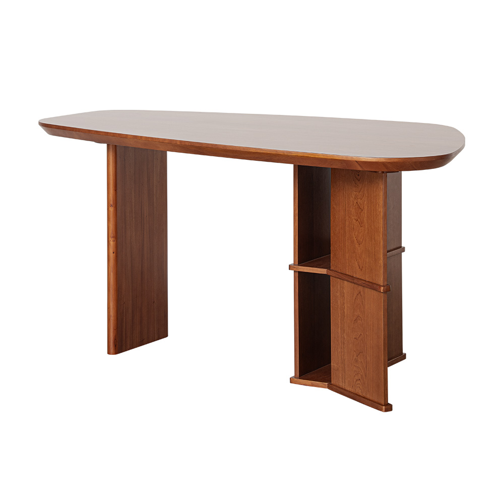 비정형 라운드 테이블 (체리)