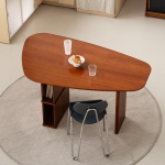 [Spring sale 8% off] 비정형 라운드 테이블 (체리)