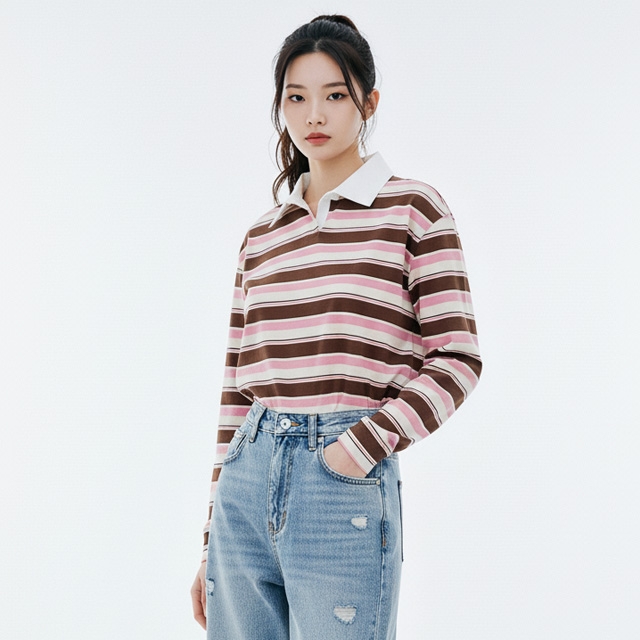 TOP(101280) 멀티 카라 티셔츠