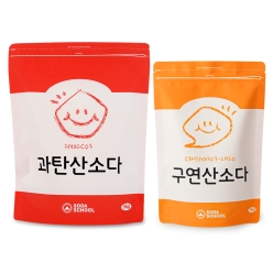 혼합사용이 가능한 알칼리세제 KG세트 / 과탄산소다 5kg+구연산소다 1kg