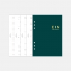 [A5] 25절 다이어리속지_만년형(딤플-카키)_G0472