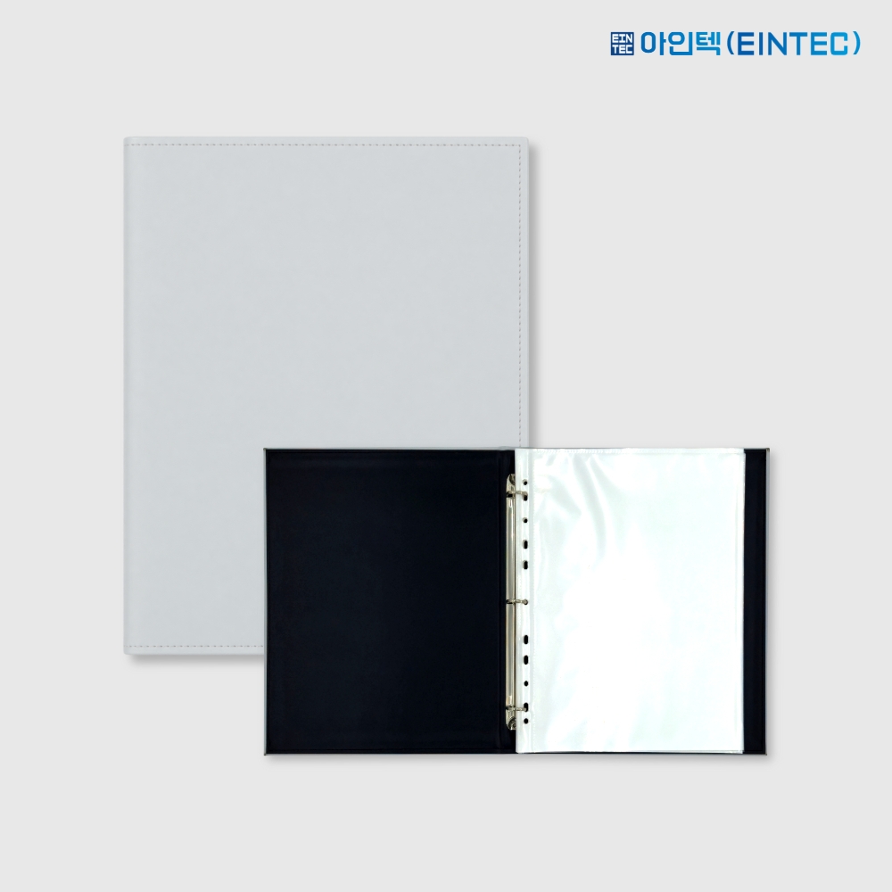 아인텍 A4 모노 3공링 가죽파일