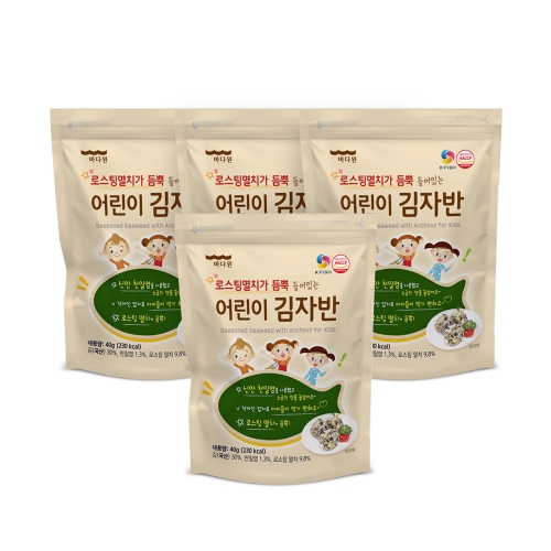 어린이김자반 40g x 4