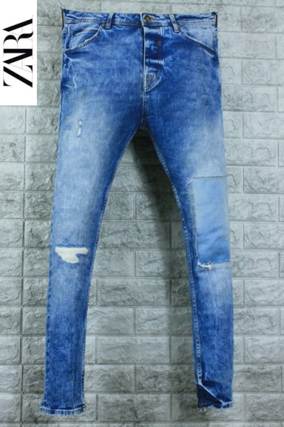ZARA 자라진 빈티지 스크래치 배기 로우 스키니핏 (허리 32 , 키 175이하) - b382 ZARA 자라진 빈티지 스크래치 배기 로우 스키니핏 (허리 32 , 키 175이하) - b382
