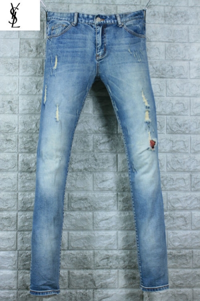 SAINT LAURENT 생로랑 스크래치 슬림 스판데님 (허리 31, 키 176이하) - a805 SAINT LAURENT 생로랑 스크래치 슬림 스판데님 (허리 31, 키 176이하) - a805