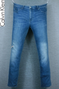 Calvin Klein ck 켈빈클라인 워싱 스트레이트 스판 슬림핏 (허리 36 , 키 175이하) - d791