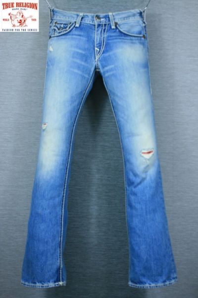 TRUE RELIGION 트루릴리젼 BILLY 빌리 빅티 만국기 빈티지 슬림부츠컷 (허리 31 , 키 183이하) - a909