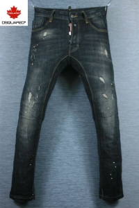 Dsquared2 디스퀘어드2 빈티지 워싱 스크래치 스판 투슬림핏 (허리 30, 키 166이하) - a945