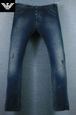 ARMANI JEANS 알마니  빈티지 워싱 스트레이트 스판 슬림핏 (허리 34, 키 175이하) - c792