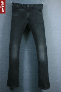 LEVI'S 리바이스 513 - 0594 빈티지 워싱 블랙 스판 레귤러 슬림핏 (허리 32, 키 180 ) - b554