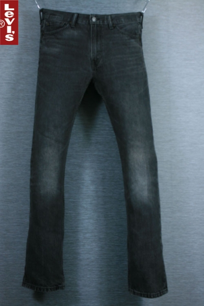 LEVI'S 리바이스 513 - 0594 빈티지 워싱 블랙 스판 레귤러 슬림핏 (허리 32, 키 180 ) - b554