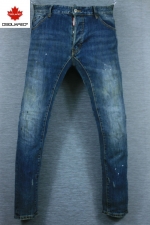 Dsquared2 디스퀘어드2 빈티지 페인팅  스크래치  스판 투 슬림핏 (허리 32, 키 169이하) - b578